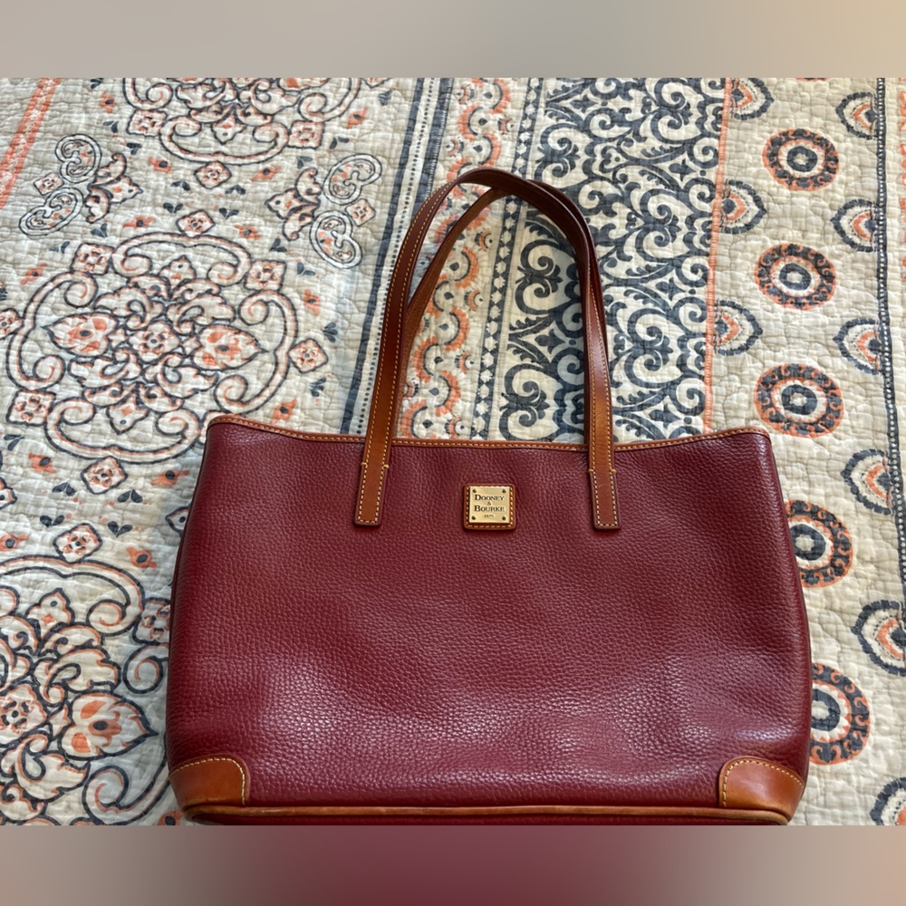 Dooney & Bourke Red Pebble Leather purse